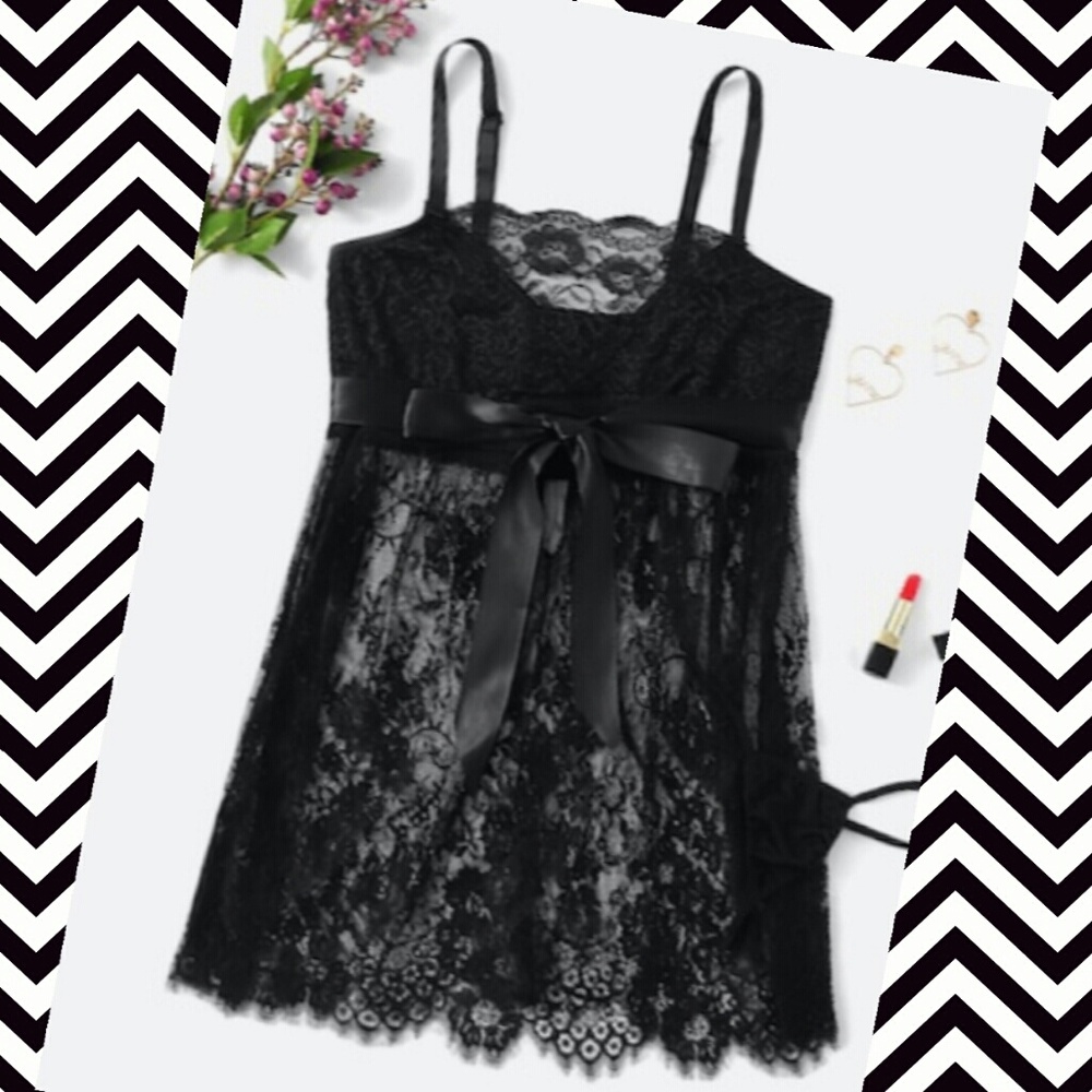 Plus size Sexy Lace Baby Doll Lingerie